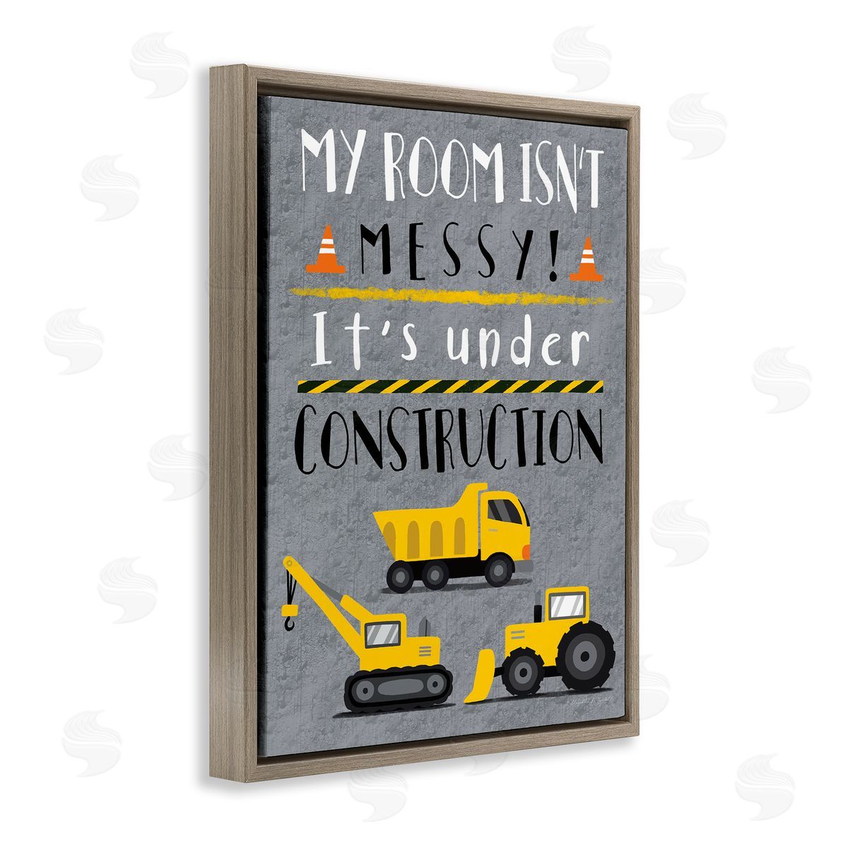 Elizabeth Tyndall Messy Room or Under Construction Kid's Room Sign