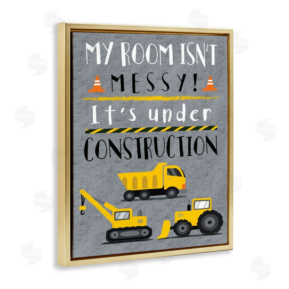 Elizabeth Tyndall Messy Room or Under Construction Kid's Room Sign