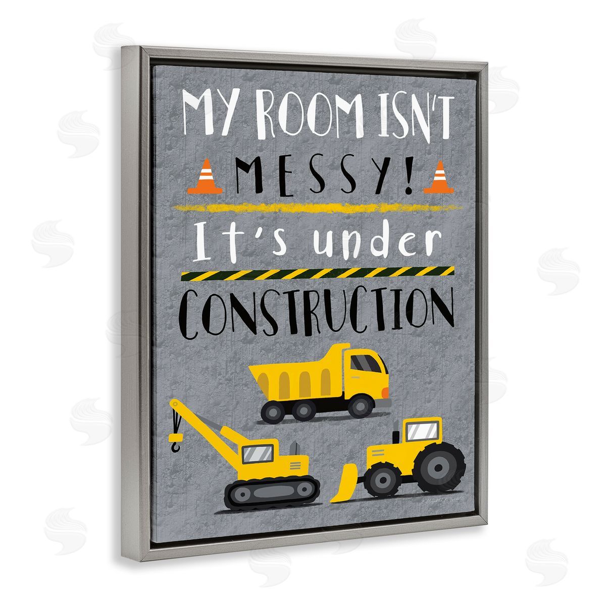 Elizabeth Tyndall Messy Room or Under Construction Kid's Room Sign