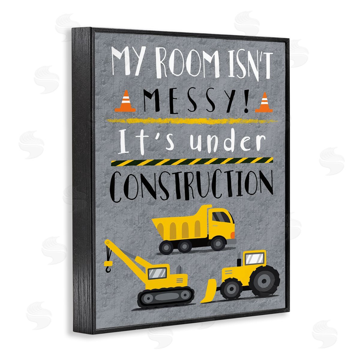 Elizabeth Tyndall Messy Room or Under Construction Kid's Room Sign