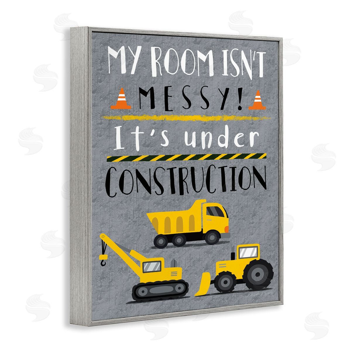 Elizabeth Tyndall Messy Room or Under Construction Kid's Room Sign