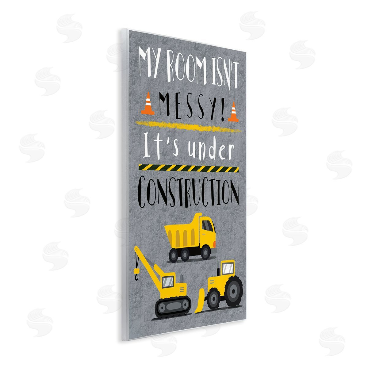 Elizabeth Tyndall Messy Room or Under Construction Kid's Room Sign