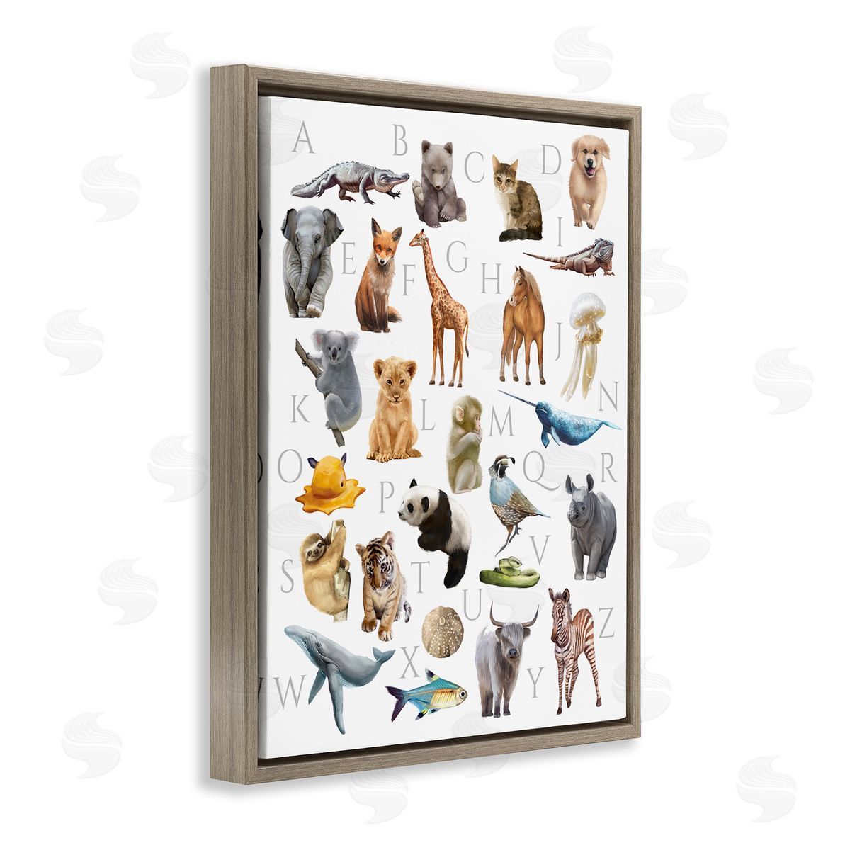 Ziwei Li Traditional ABC Alphabet Animals of the World