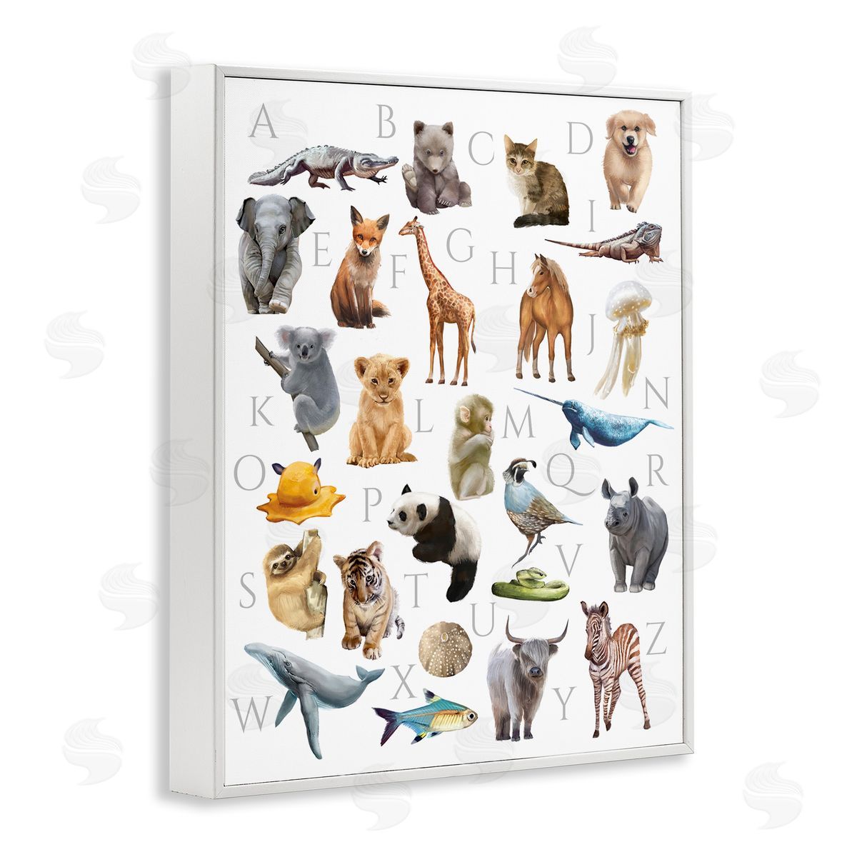 Ziwei Li Traditional ABC Alphabet Animals of the World