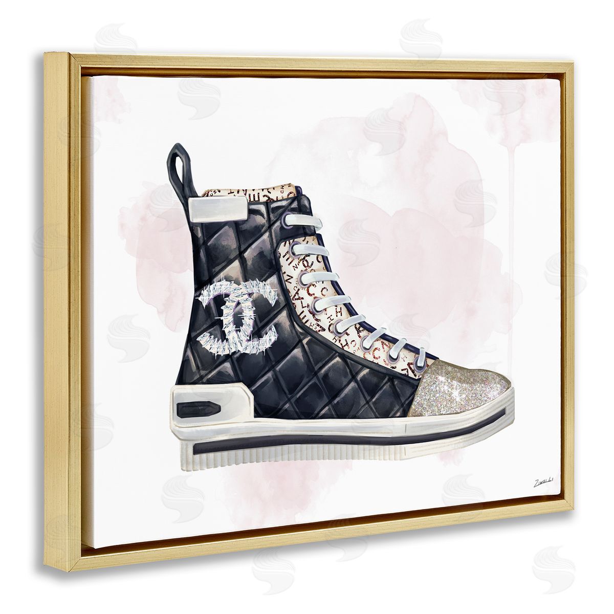 Ziwei Li Glam Fashion Quilted Sneaker Designer Style
