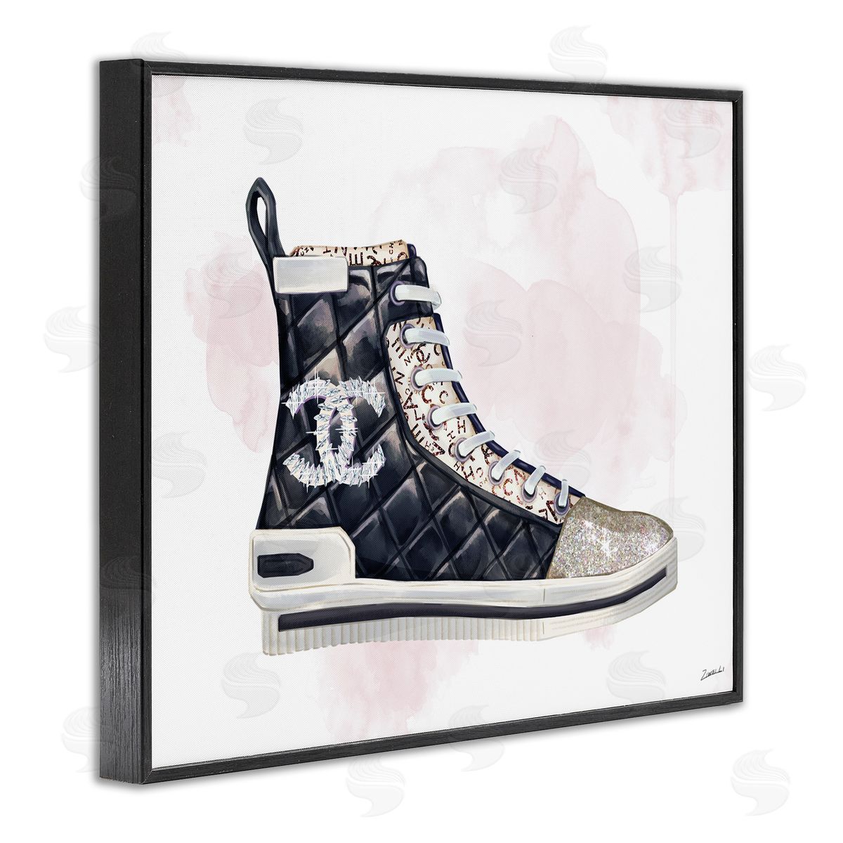 Ziwei Li Glam Fashion Quilted Sneaker Designer Style