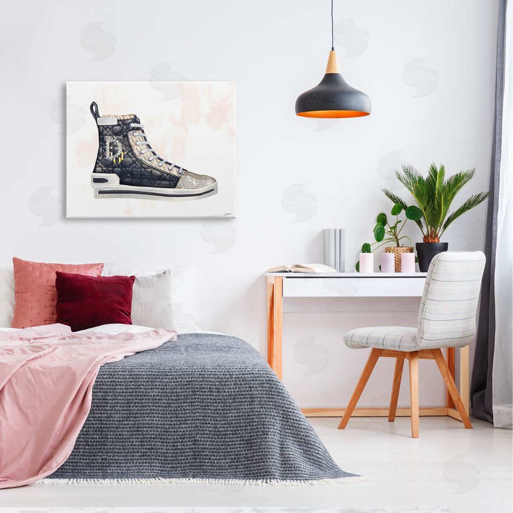 Ziwei Li High Top Fashion Forward Quilted Sneakers Glam Style