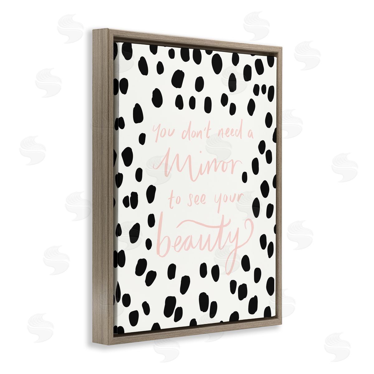 Heather McLaughlin Don't Need A Mirror Sentiment Beauty Positivity Polka-Dots