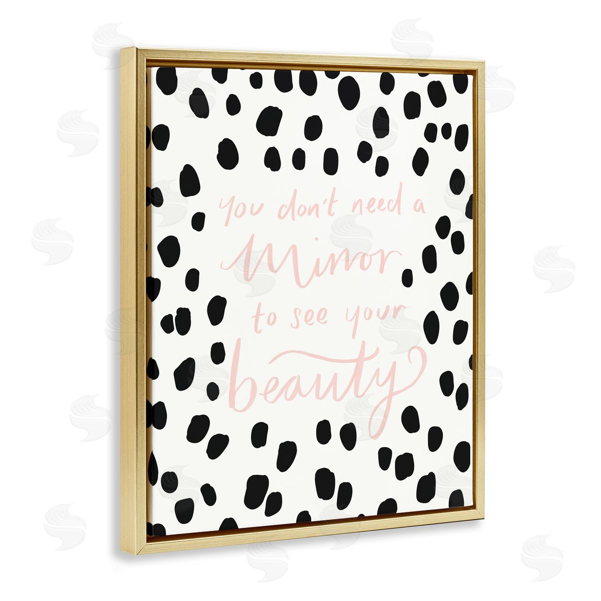 Heather McLaughlin Don't Need A Mirror Sentiment Beauty Positivity Polka-Dots