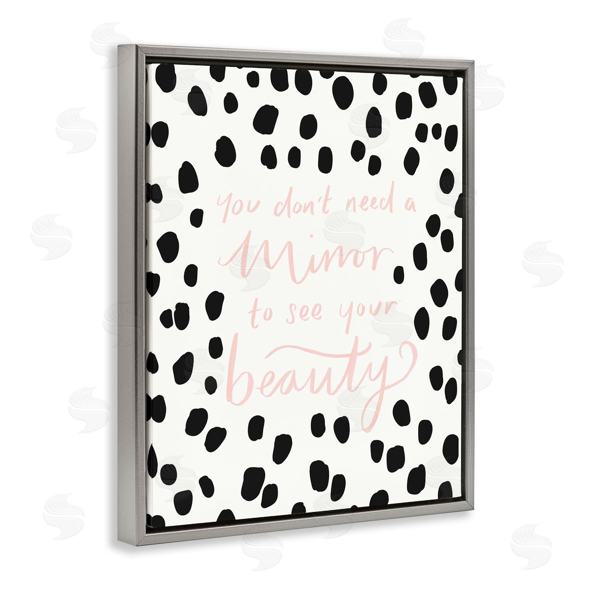 Heather McLaughlin Don't Need A Mirror Sentiment Beauty Positivity Polka-Dots