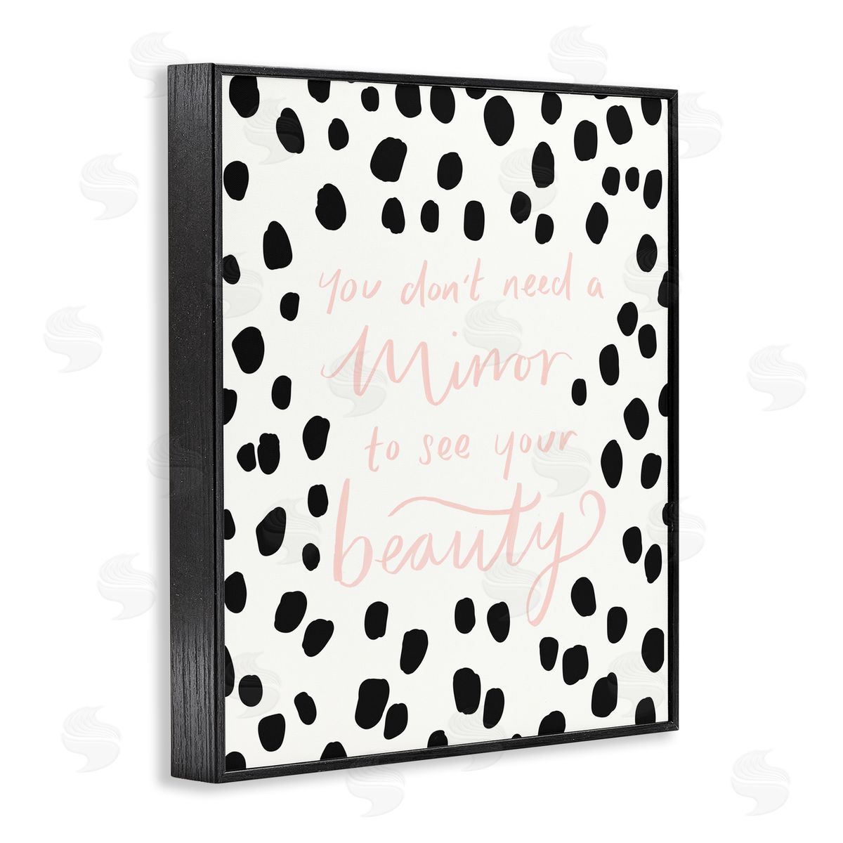 Heather McLaughlin Don't Need A Mirror Sentiment Beauty Positivity Polka-Dots