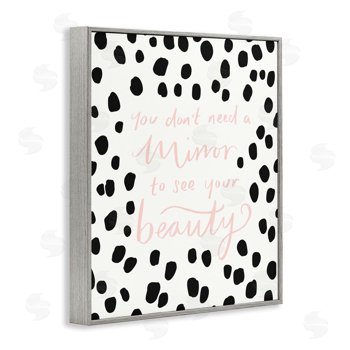 Heather McLaughlin Don't Need A Mirror Sentiment Beauty Positivity Polka-Dots