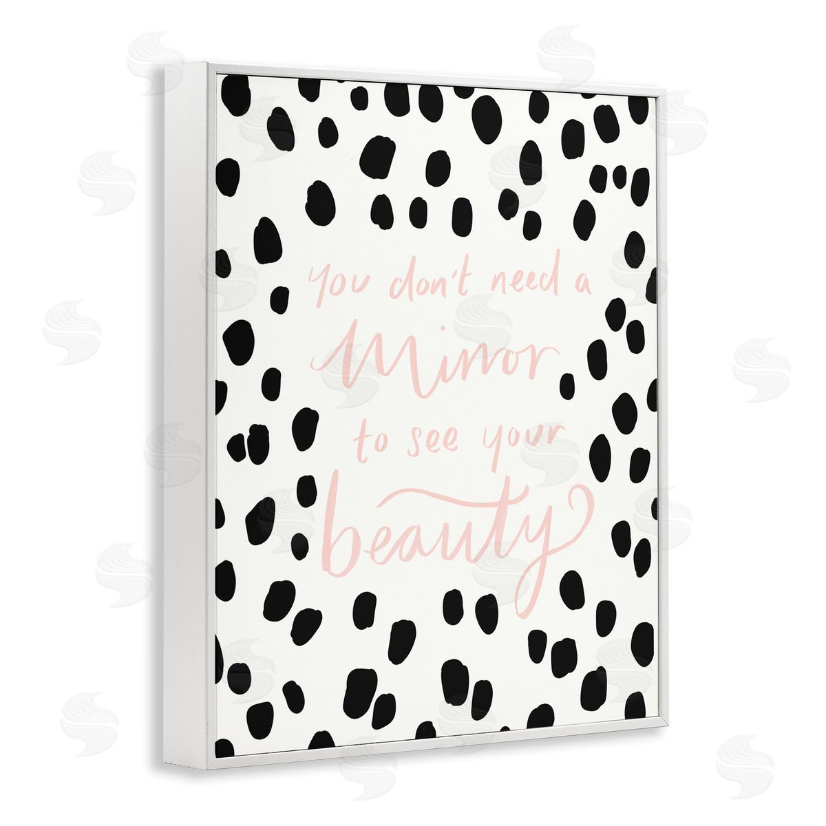 Heather McLaughlin Don't Need A Mirror Sentiment Beauty Positivity Polka-Dots