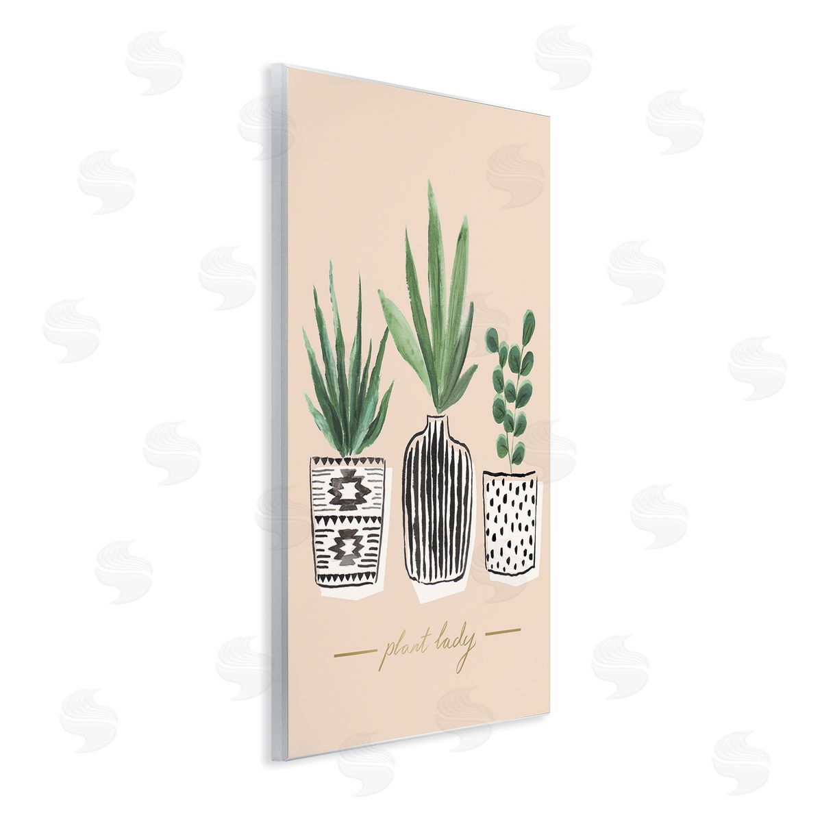 Heather McLaughlin Green Fern Trio Chic Patterns Plant Lady Sentiment