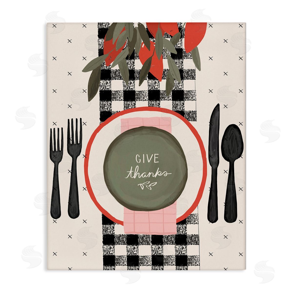Jess Bruggink Give Thanks Sentiments Holiday Festive Table Setting