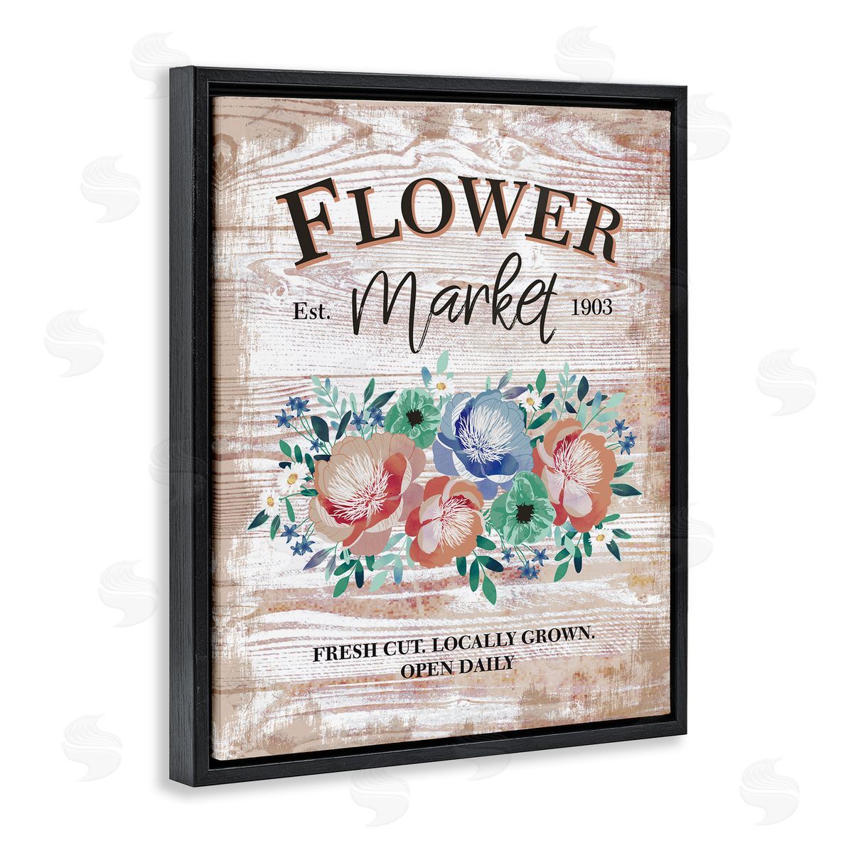 Jennifer Ellory Rustic Country Flower Market Est. 1903 Illustration
