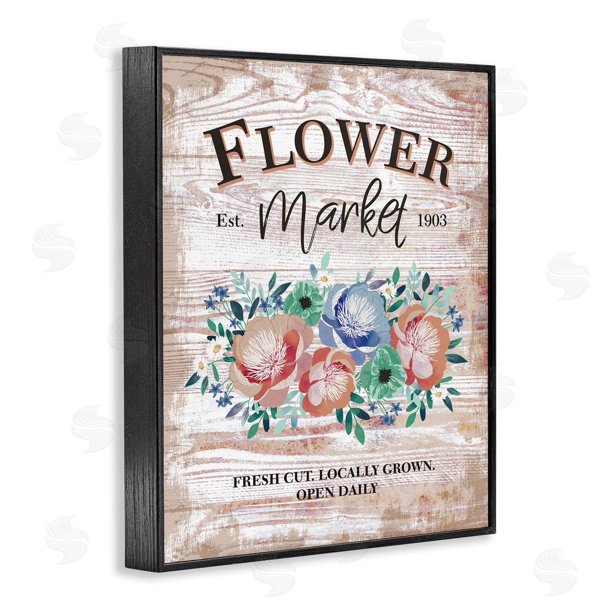 Jennifer Ellory Rustic Country Flower Market Est. 1903 Illustration