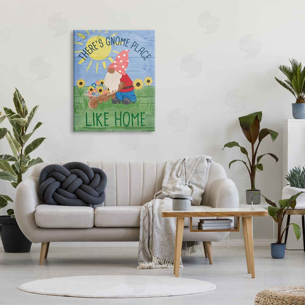 Jennifer Ellory Gnome Place Like Home Pun Playful Garden Creature