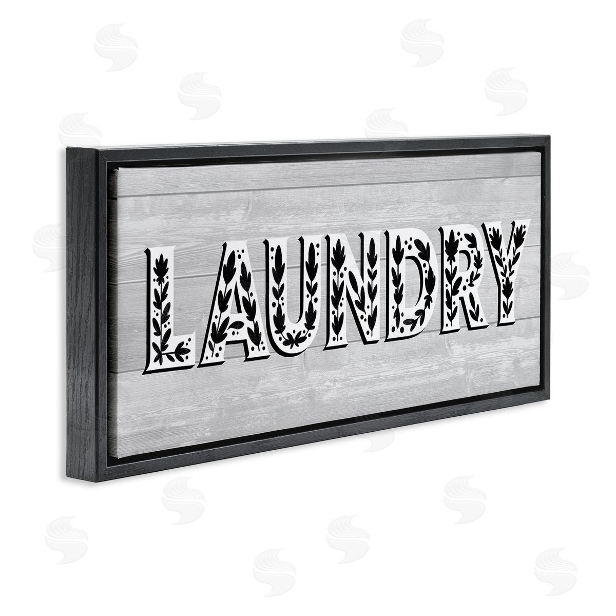 Jo Taylor Laundry Typography Sign Floral Patterns Minimal