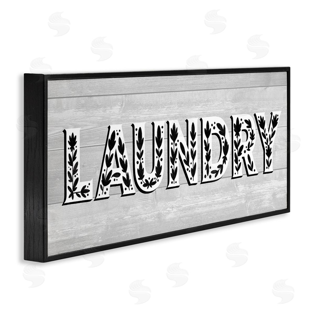 Jo Taylor Laundry Typography Sign Floral Patterns Minimal