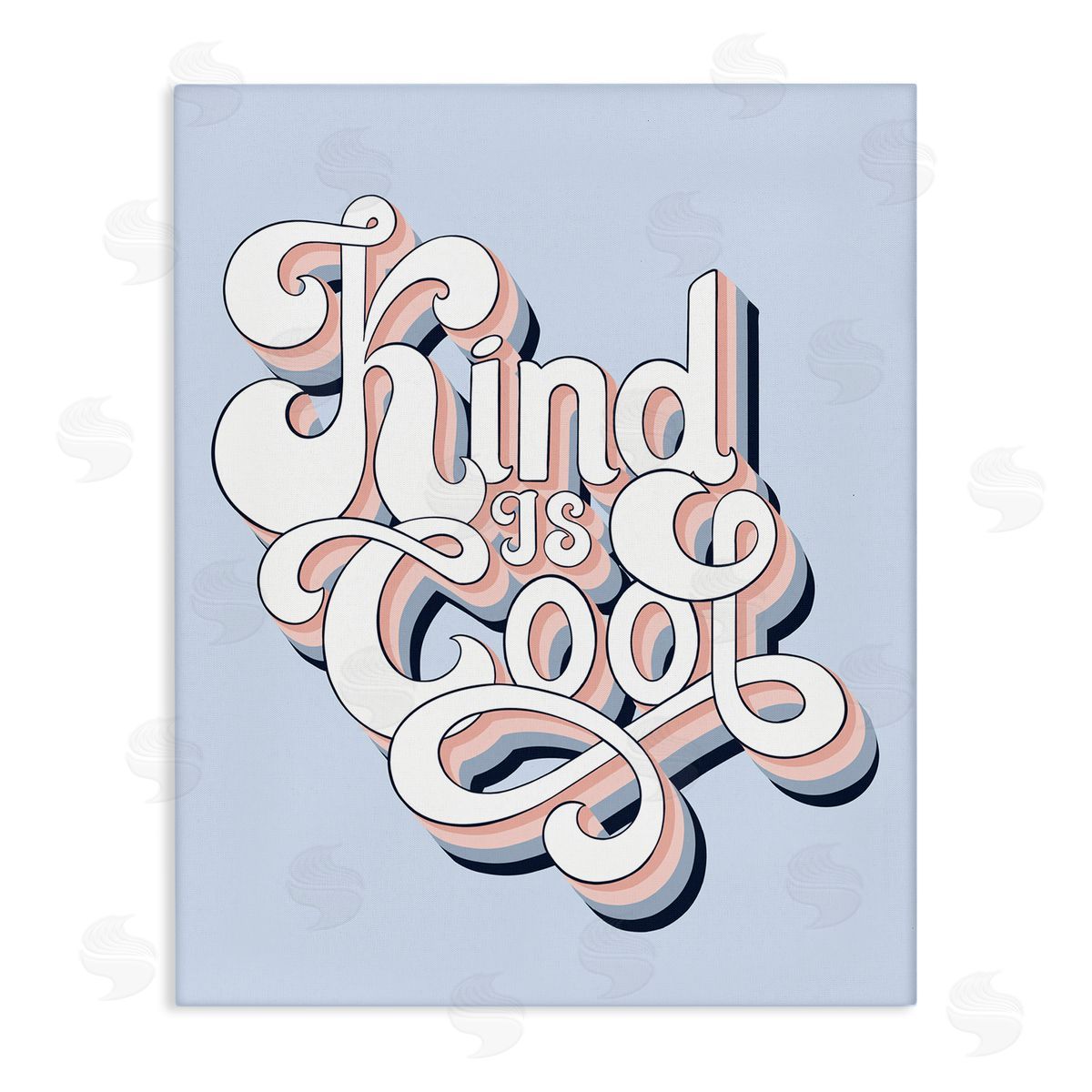 Jo Taylor Kind Is Cool Sentiment Groovy Retro Typography