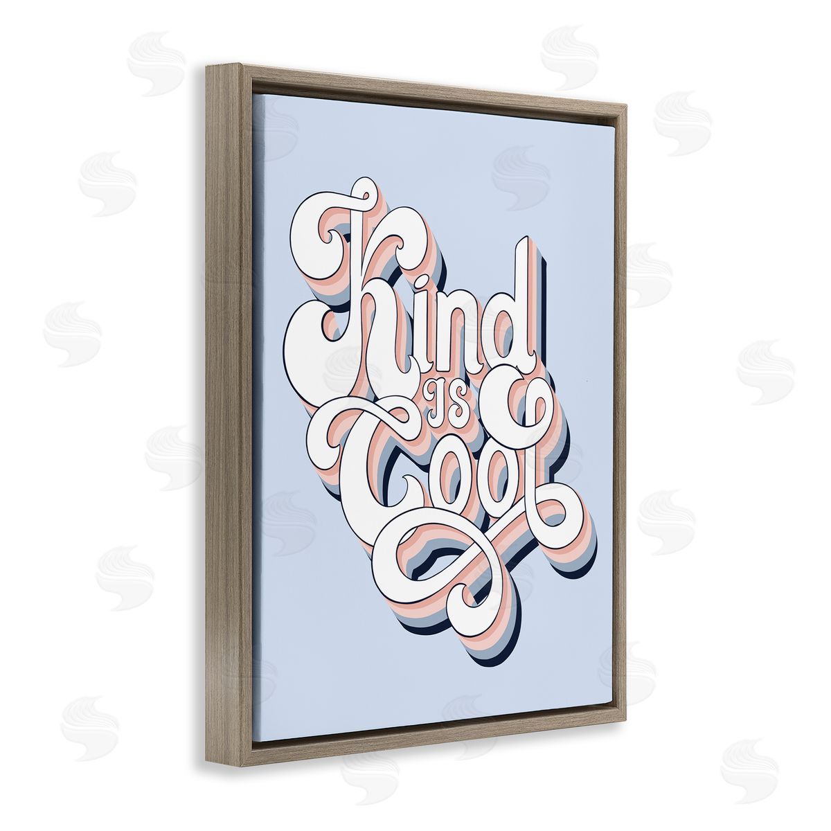 Jo Taylor Kind Is Cool Sentiment Groovy Retro Typography