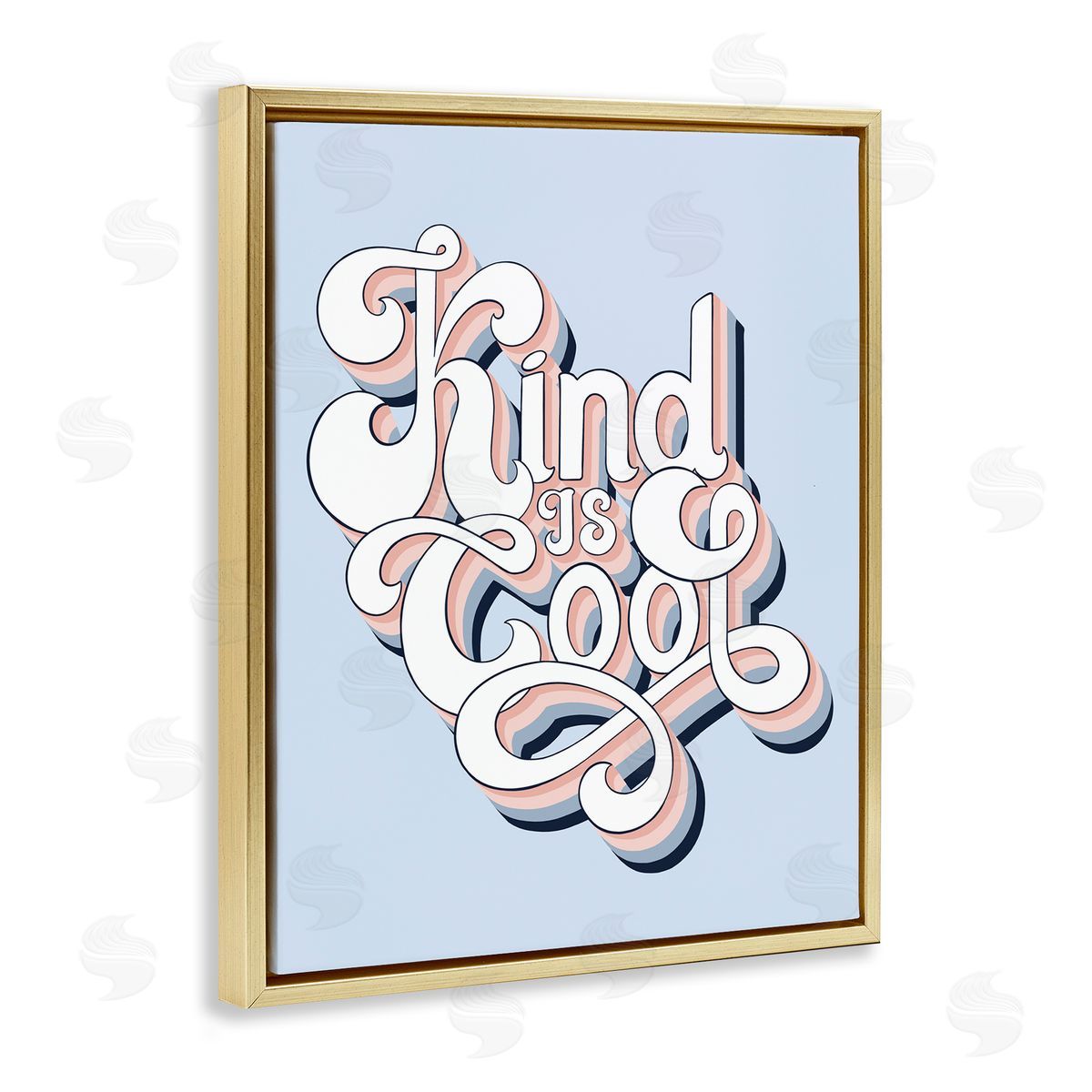 Jo Taylor Kind Is Cool Sentiment Groovy Retro Typography