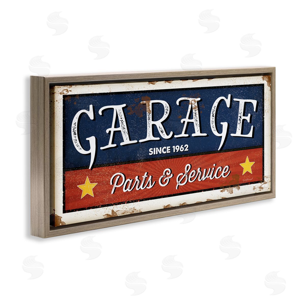 Jennifer Pugh Vintage Americana Garage Sign Parts and Service Phrase