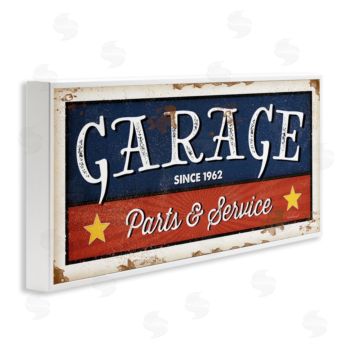 Jennifer Pugh Vintage Americana Garage Sign Parts and Service Phrase