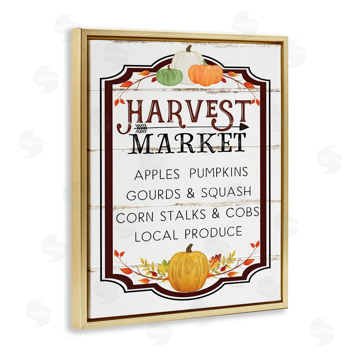 Jennifer Pugh Harvest Market Sign Autumn Seasonal Farm Foods