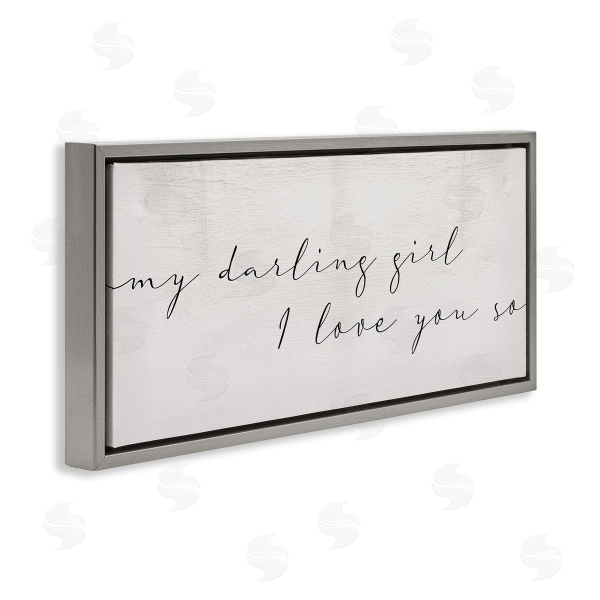 Stupell Studio Darling Girl I Love You So Sentiment Soft Typography