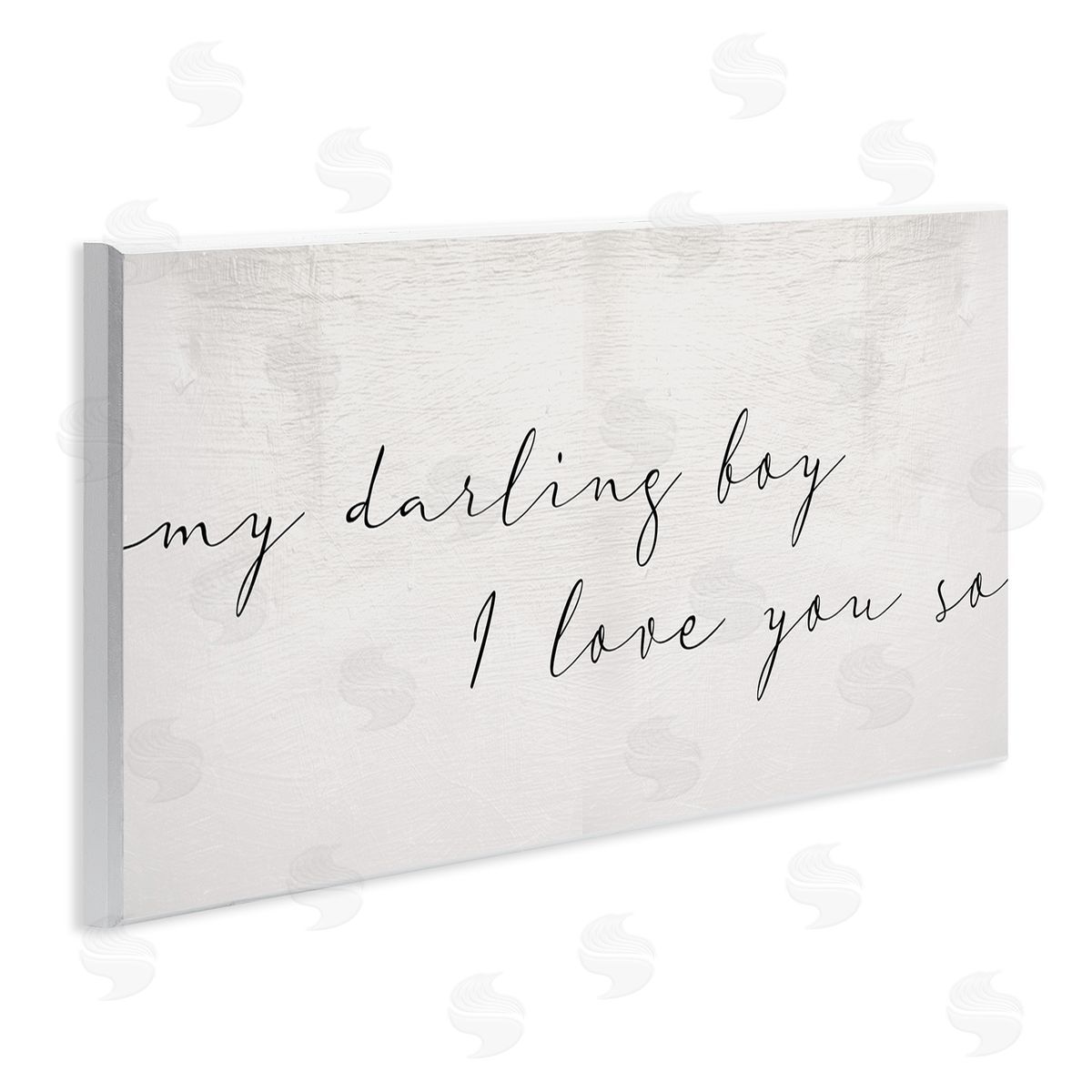 Stupell Studio My Darling Boy I Love You So Charming Text