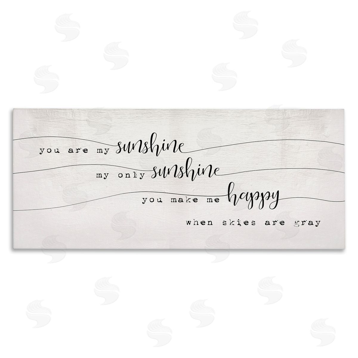 Stupell Studio My Only Sunshine Sentiment Whimsical Script Typography