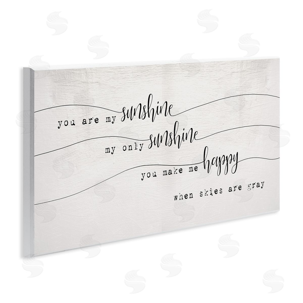 Stupell Studio My Only Sunshine Sentiment Whimsical Script Typography