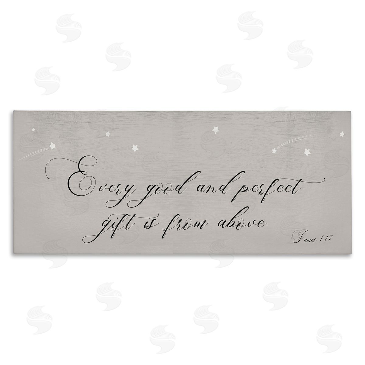 Stupell Studio Gift fr_sideom Above James 1:17 Proverbs Shooting Stars