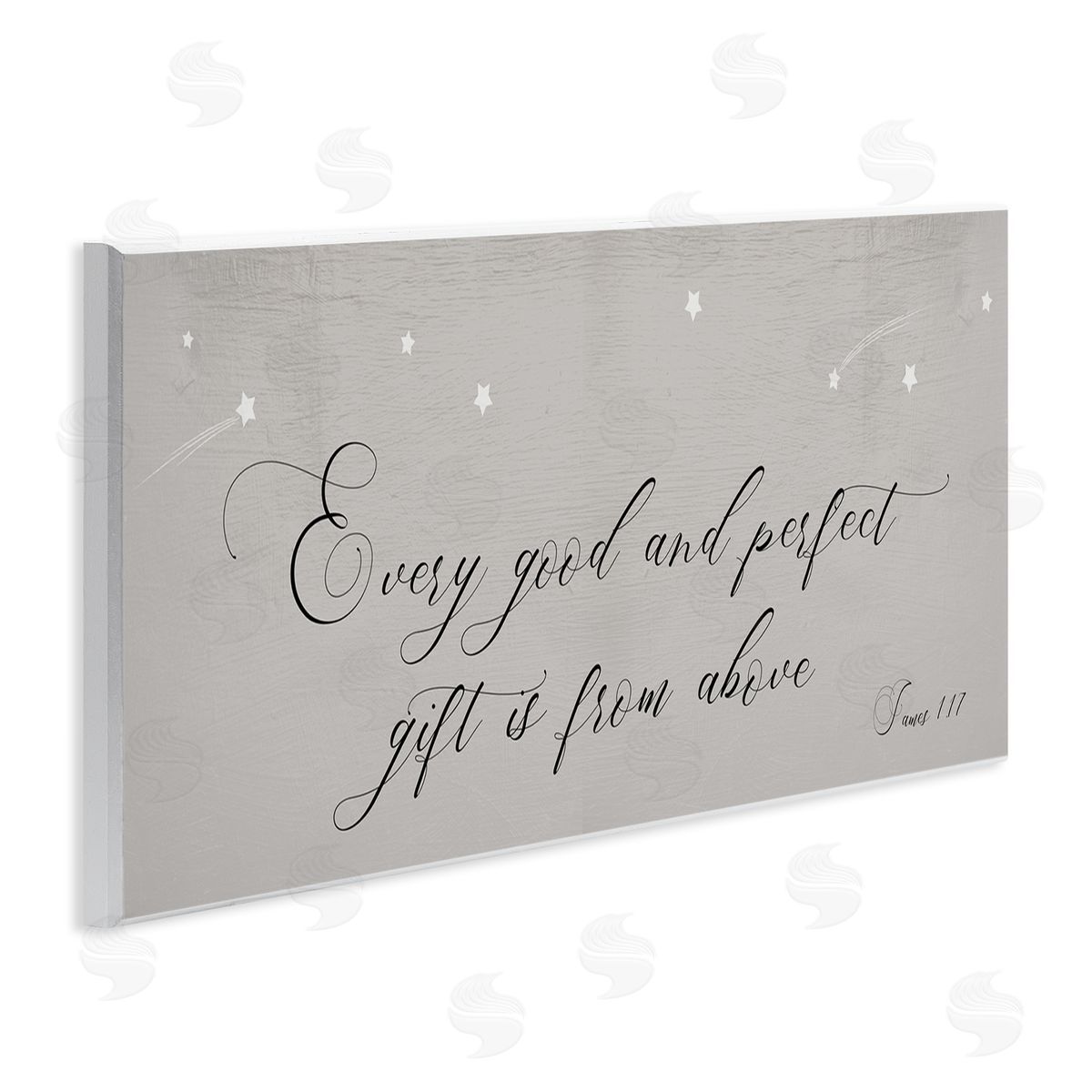 Stupell Studio Gift fr_sideom Above James 1:17 Proverbs Shooting Stars