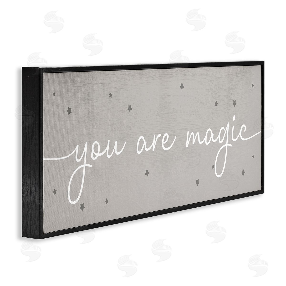 Stupell Studio You Are Magic Playful Typography Stars Grey White