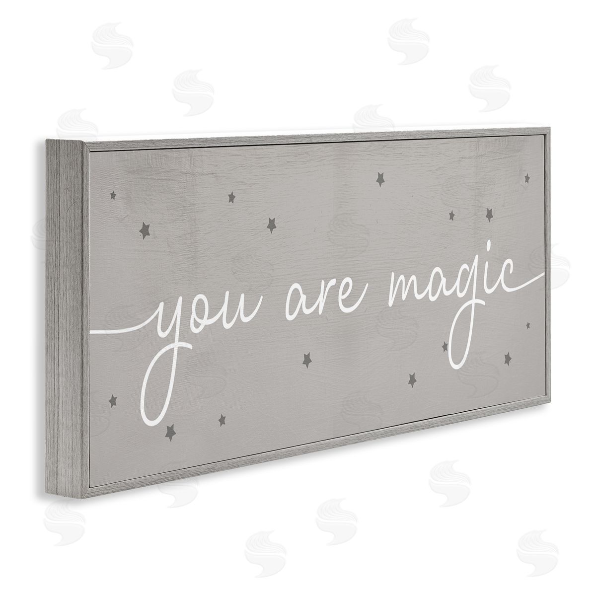 Stupell Studio You Are Magic Playful Typography Stars Grey White