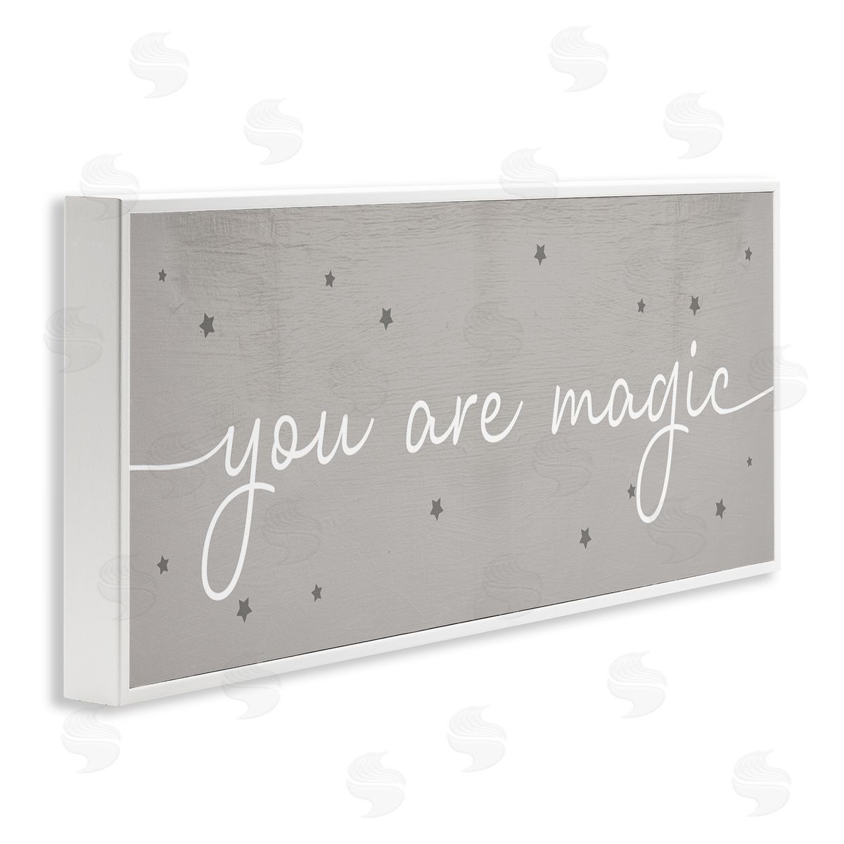 Stupell Studio You Are Magic Playful Typography Stars Grey White