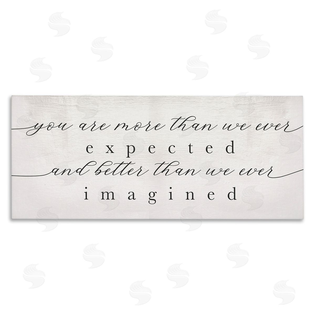 Stupell Studio More Than Expected Better Than Imagined Family Sentiment