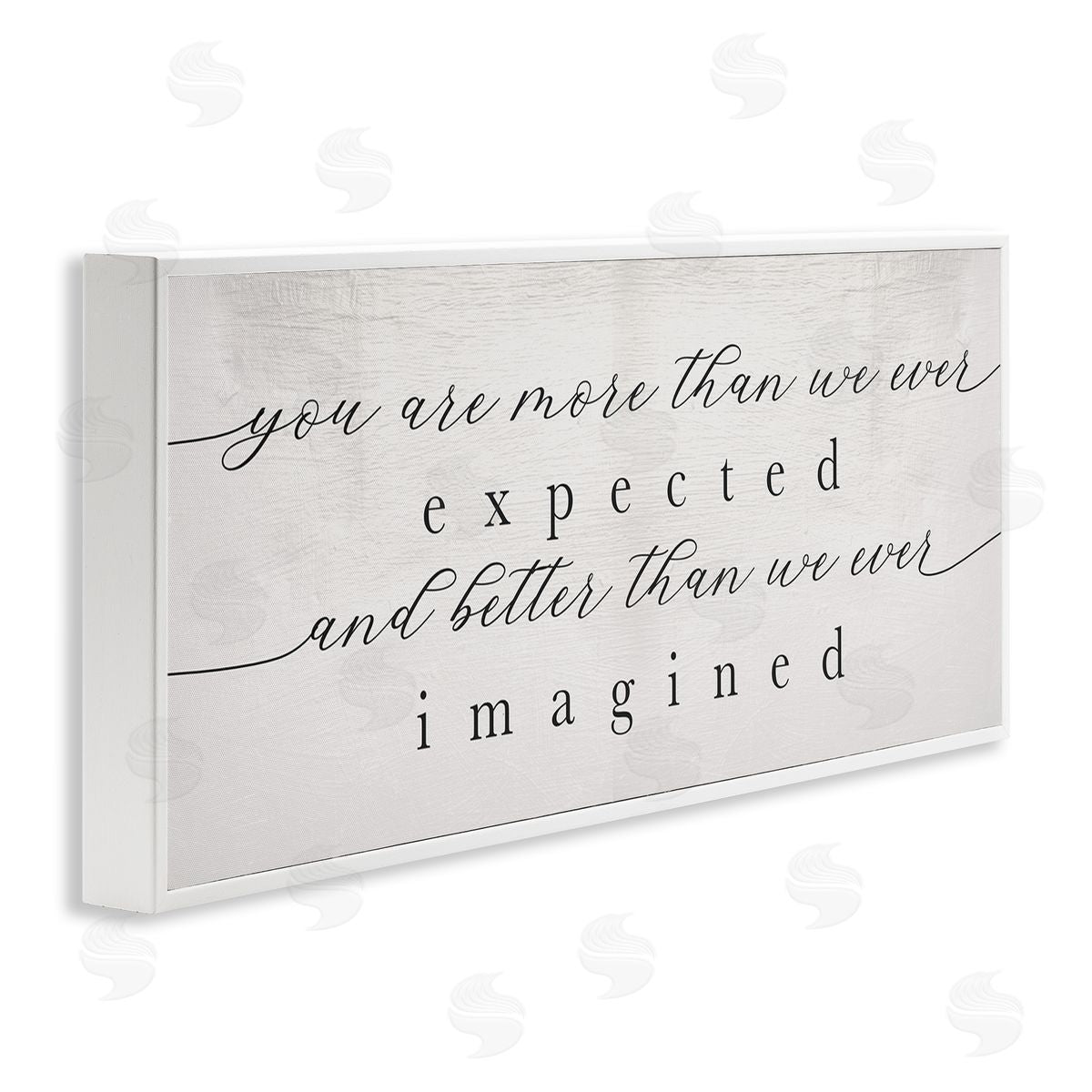 Stupell Studio More Than Expected Better Than Imagined Family Sentiment