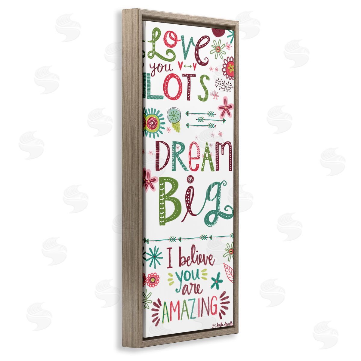 Katie Doucette Love You Lots Inspirational Phrases Playful Patterned Typography