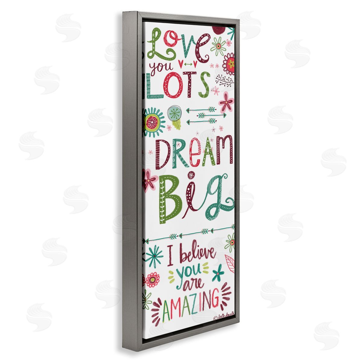 Katie Doucette Love You Lots Inspirational Phrases Playful Patterned Typography