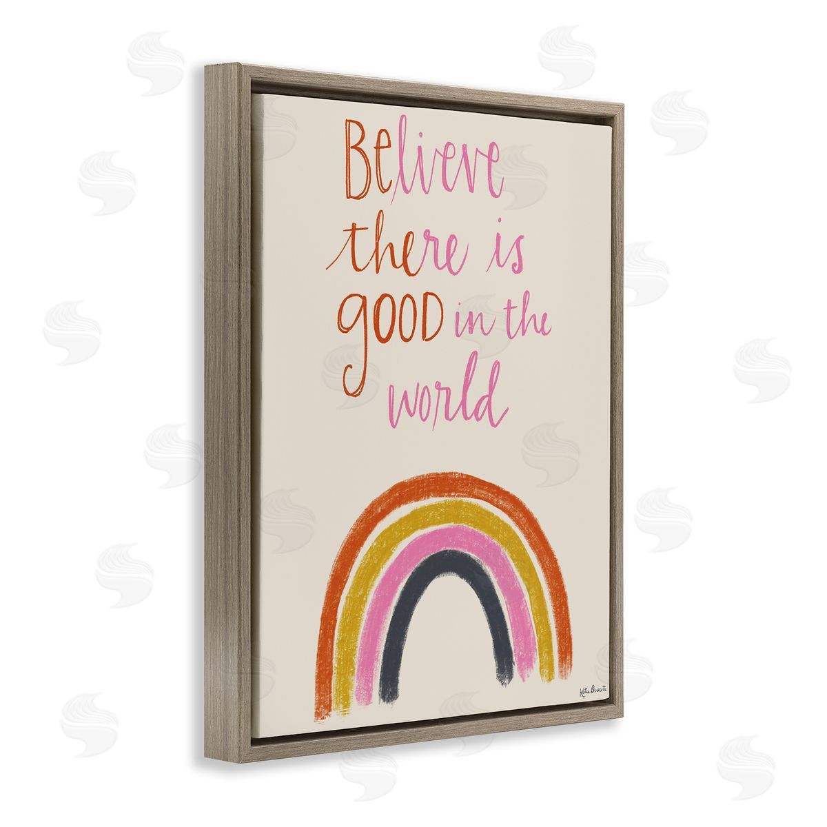 Katie Doucette Be The Good Rainbow Phrase Playful Script Typography