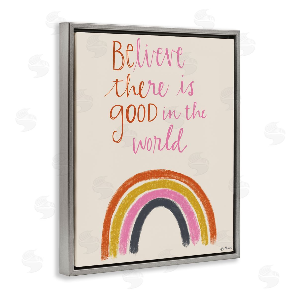 Katie Doucette Be The Good Rainbow Phrase Playful Script Typography