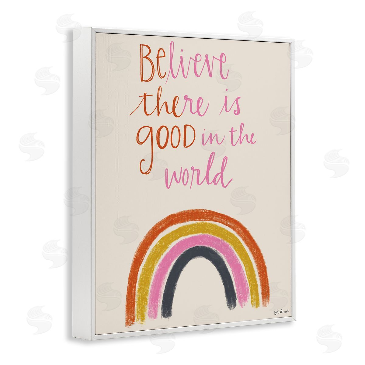 Katie Doucette Be The Good Rainbow Phrase Playful Script Typography