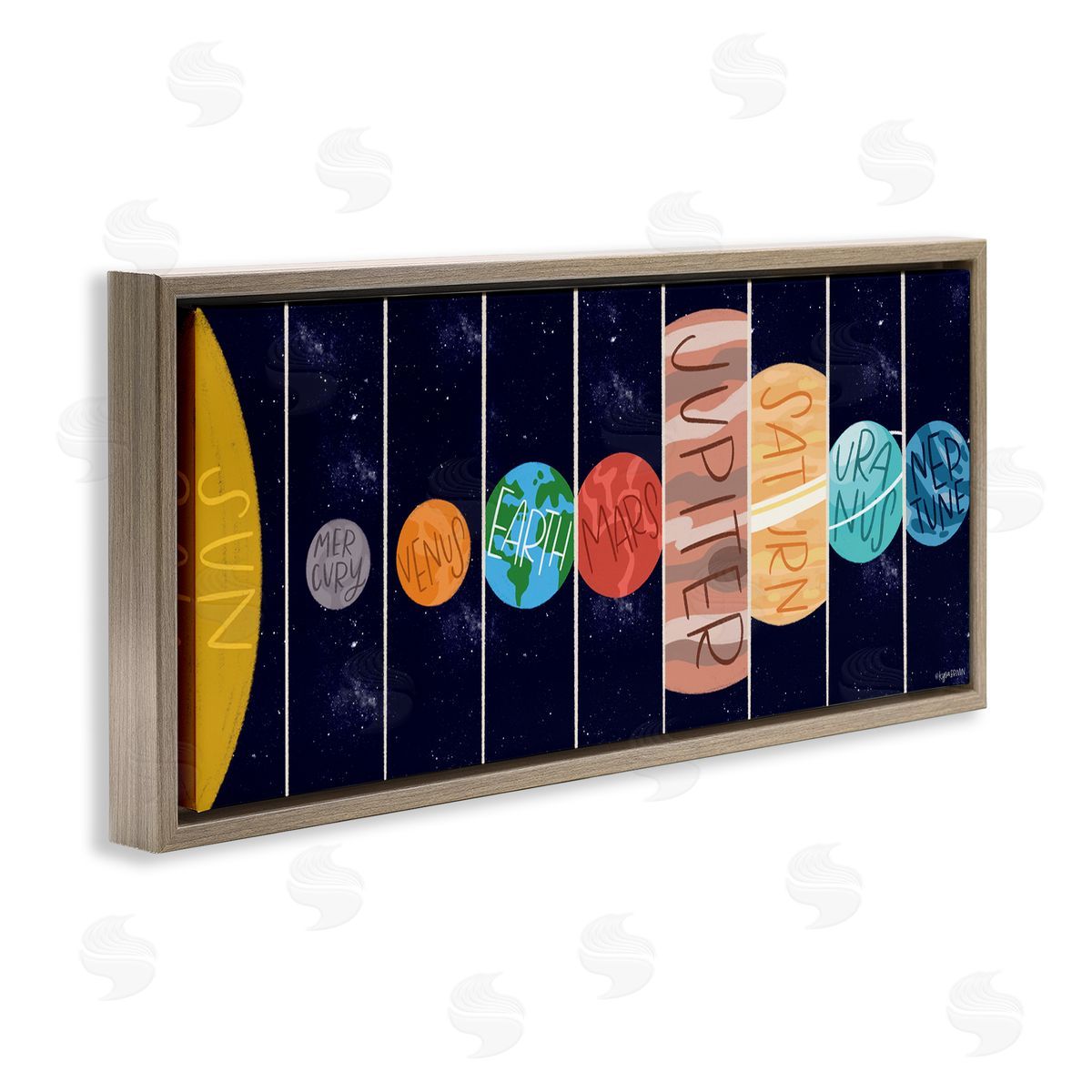Lady Louise Designs Playful Milky Way Galaxy Planets Kid's Sun Orbit