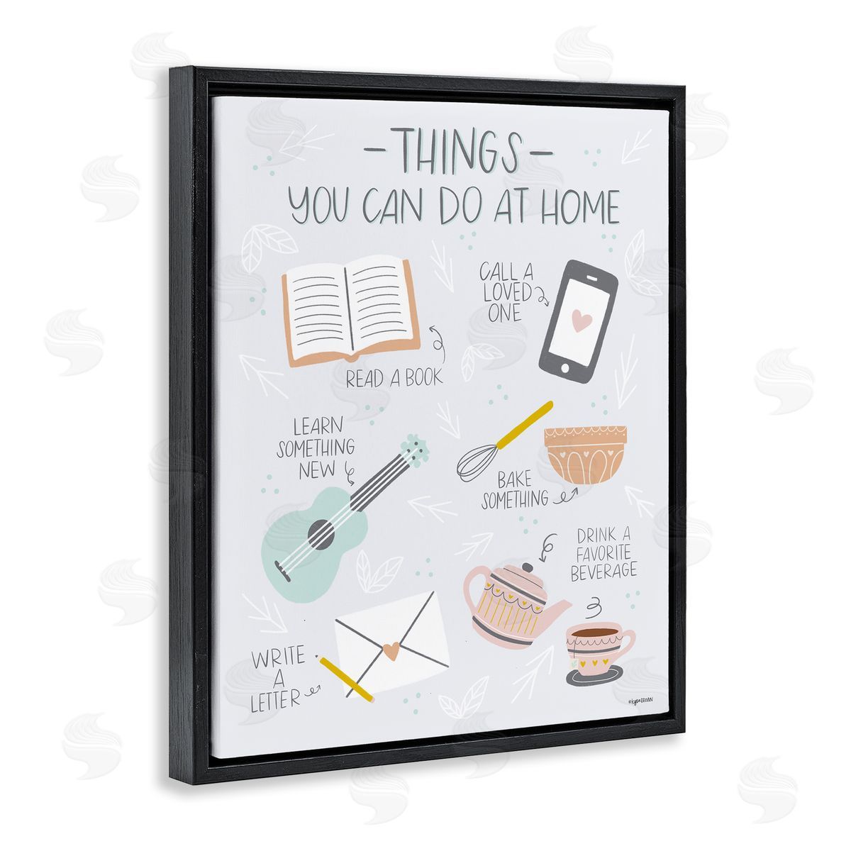 Lady Louise Designs Things To Do At Home Illustrated Self Care Guide