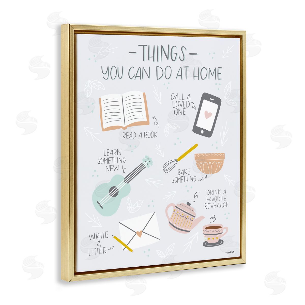 Lady Louise Designs Things To Do At Home Illustrated Self Care Guide