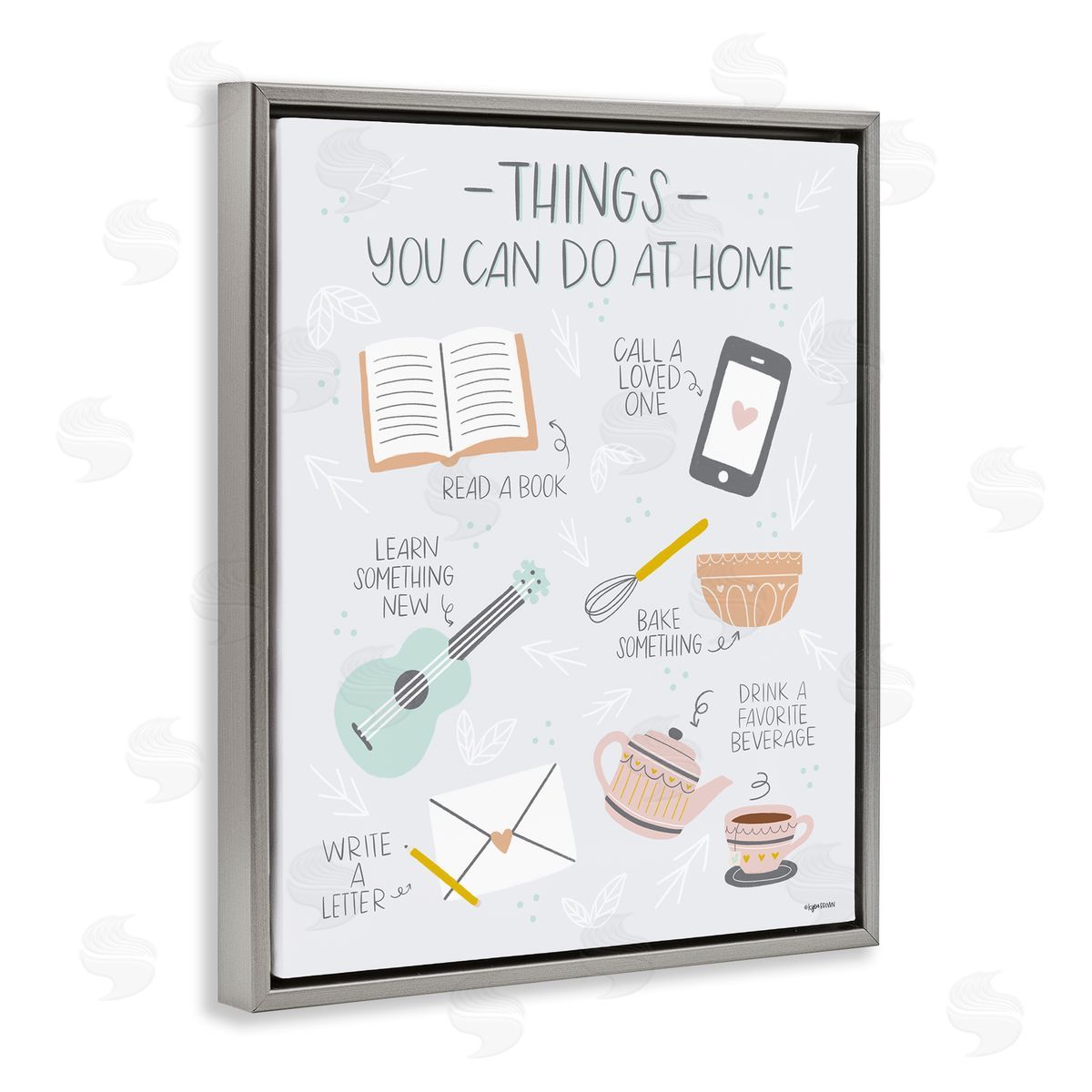 Lady Louise Designs Things To Do At Home Illustrated Self Care Guide